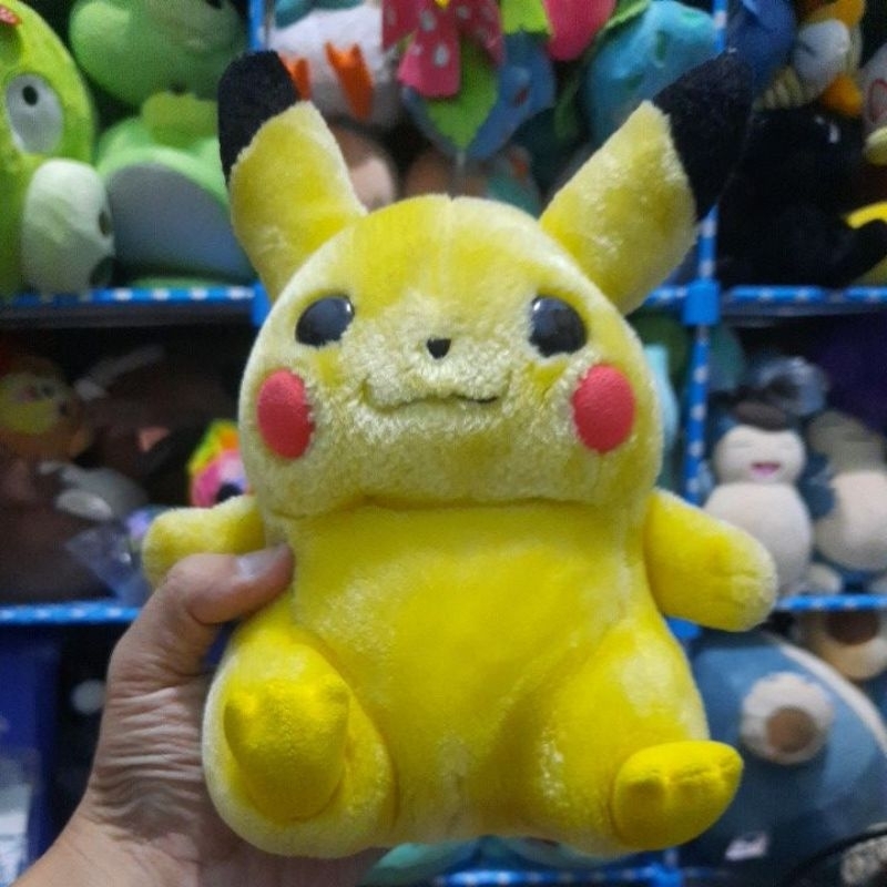 Boneka Pokemon Pikachu Jadul Kecil Ada Tempat Cantolan