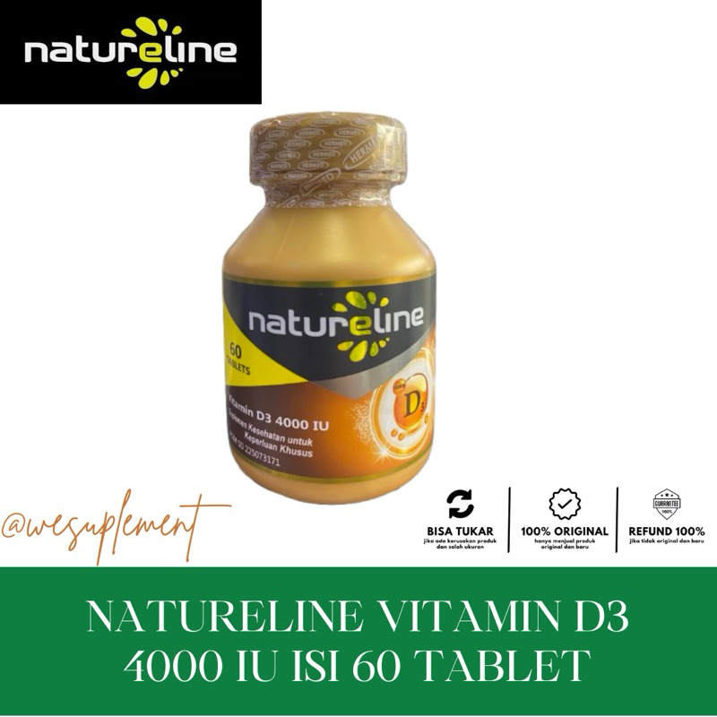 NATURELINE VITAMIN D3 4000 IU