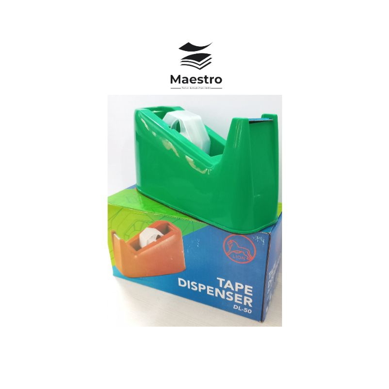 

Dispenser Lion Besar / Tape Dispenser / Tempat Solasi Kado