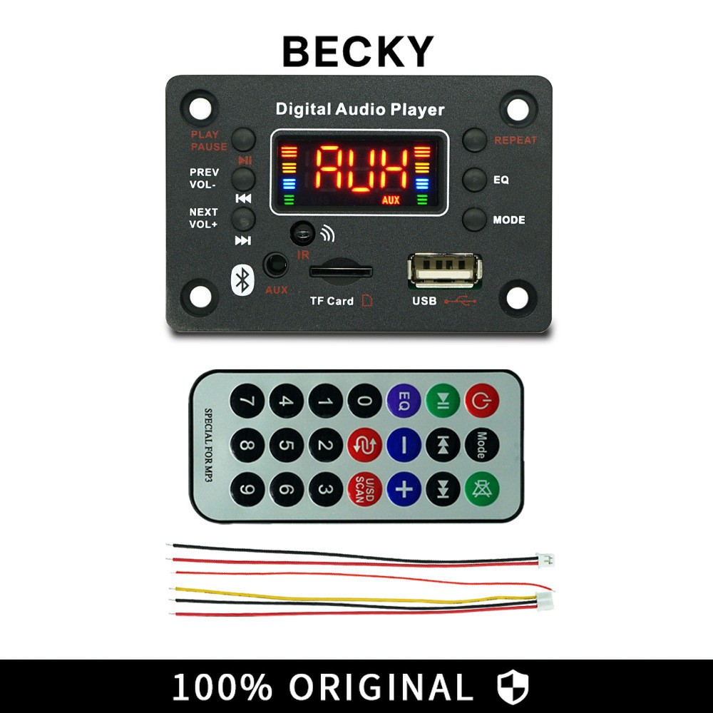 OK BECKY - Kit Modul Mp3 Bluetooth Terbaru Kotak Vire 060 Modul Pemutar MP3 12v Bluetooth Model