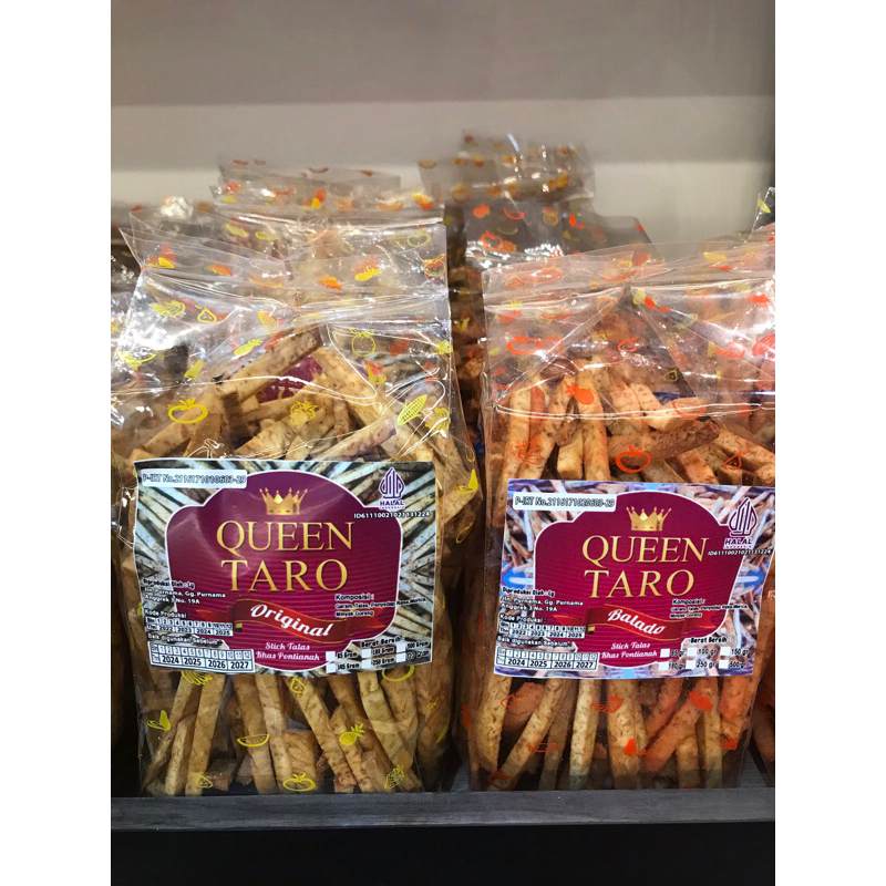 

TALAS SNACK QUEEN / STICK TALAS QUEEN ENAK DAN GURIH 250 GR KHAS PONTIANAK