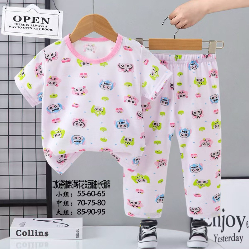Baju celana panjang anak//Setelan import anak perempuan