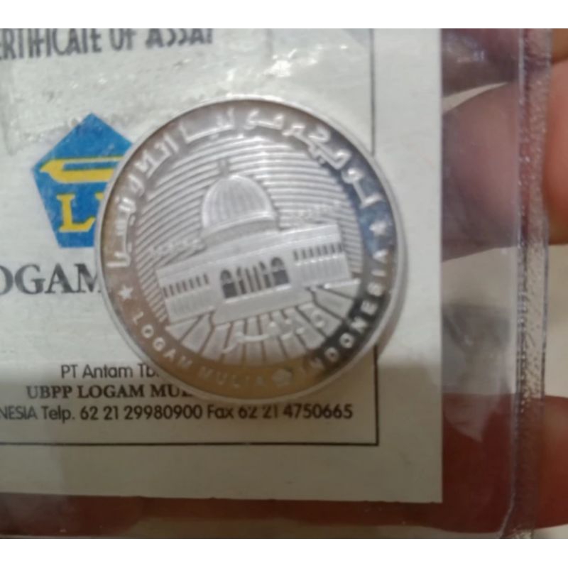 khamsa dirham antam logam mulia perak antam