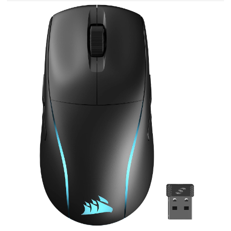 Corsair M75 WIRELESS Mouse Gaming Ringan RGB Hitam