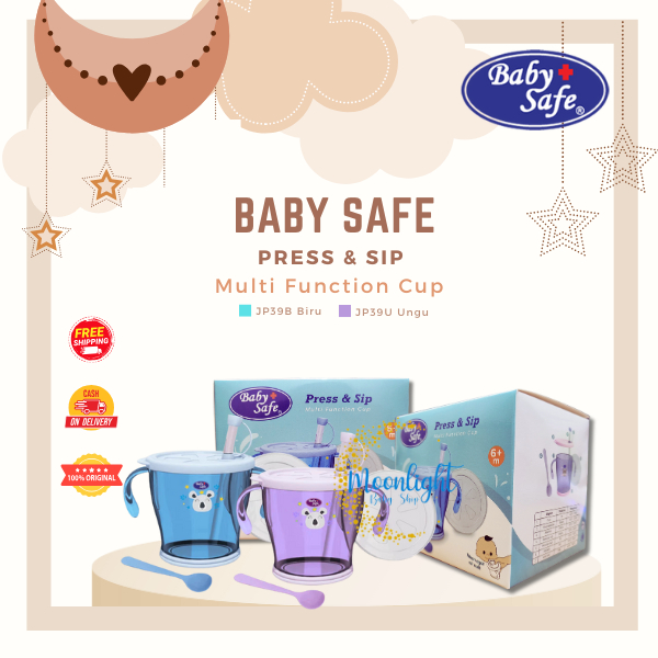 Baby Safe Press & Sip JP39 - Multi Function Cup  - Cangkir Minum