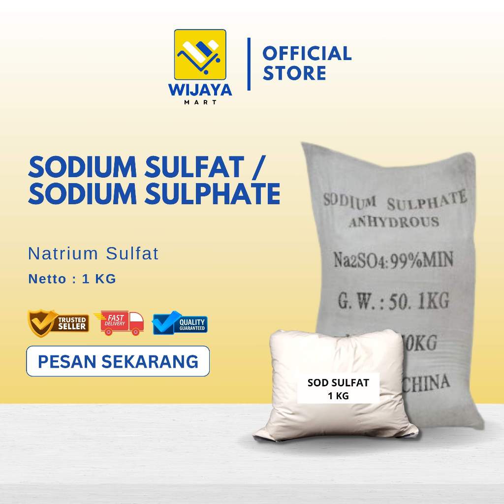 Sodium Sulfat / Natrium Sulfat / Sodium Sulphate 1 Kg