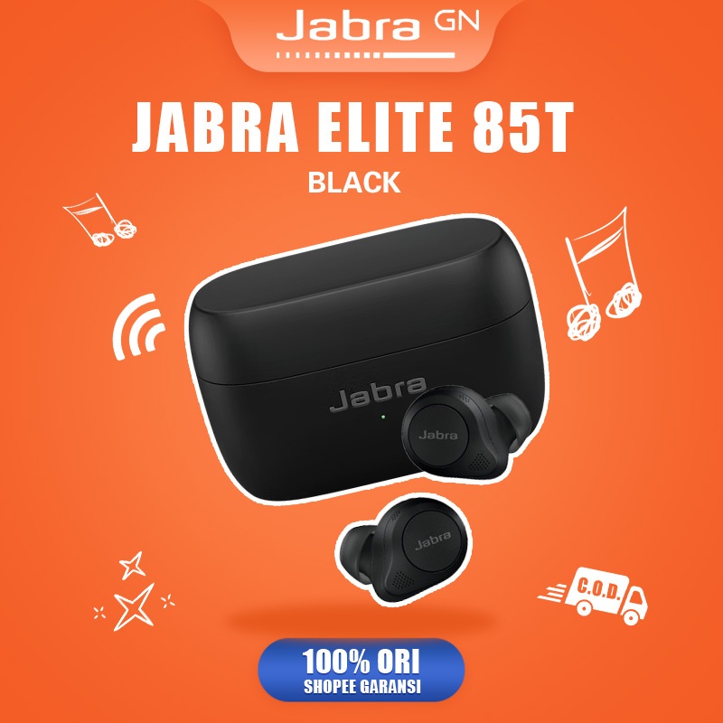 100% Ori Headset Jabra Elite 85T Wireless Bluetooth Headset/In-Ear Gaming Headphone TWS Fast Charge 