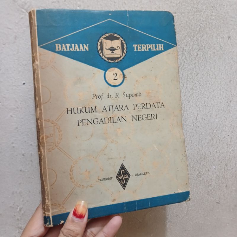 Hukum Atjara Perdata Pengadilan Negeri | prof R.Supomo