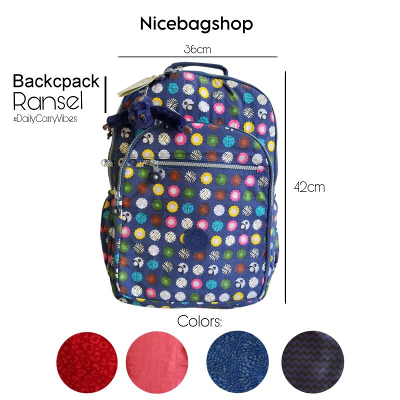 Tas Ransel Wanita Kipling Import