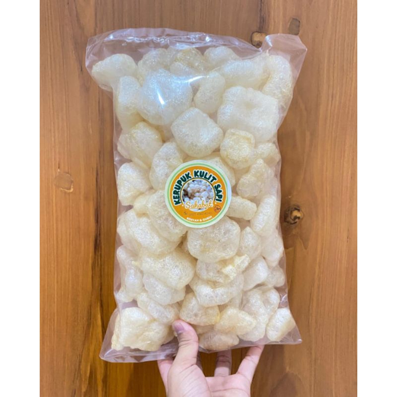 

Kerupuk kulit sapi/dorokdok/kerupupuk kulit sapi kemasan kecil sedang