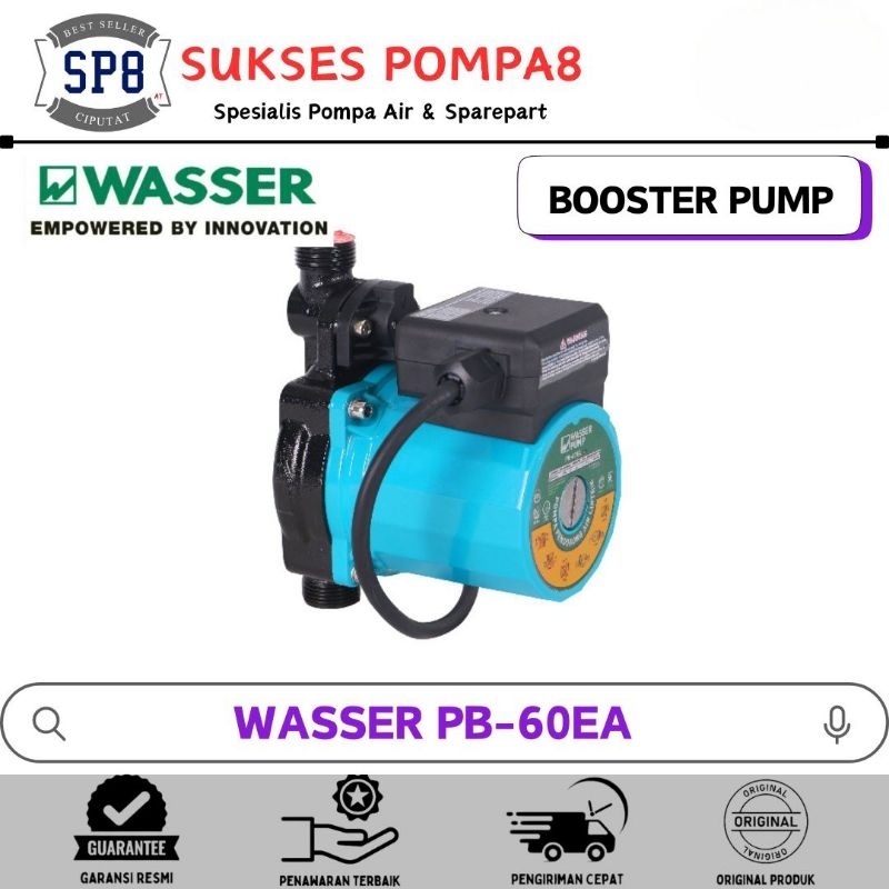 Pompa Air Booster WASSER PB-60 EA Otomatis / Pompa Pendorong