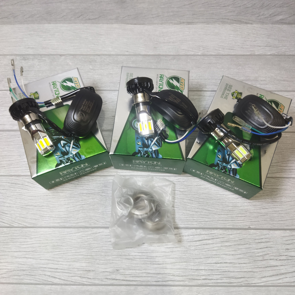 Lampu LED RTD Rayton Lampu Depan LED Kipas RTD 6 Sisi Rayton Original Bohlam Depan LED Kipas RTD Ray