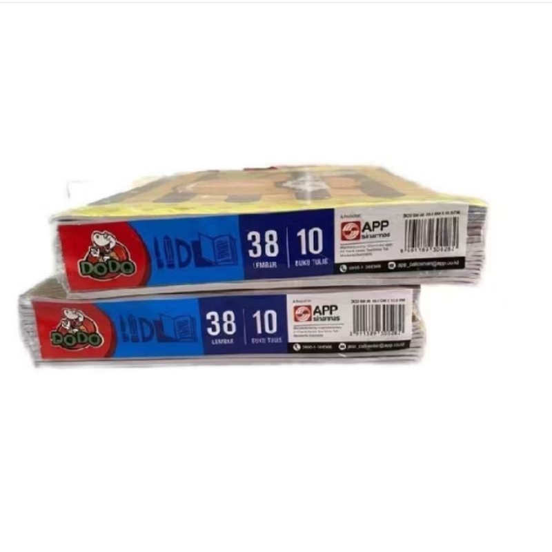 

BUKU TULIS DODO ISI 38 LEMBAR 10 PCS