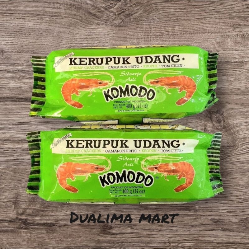 

KERUPUK UDANG KOMODO MINI HIJAU 400GR