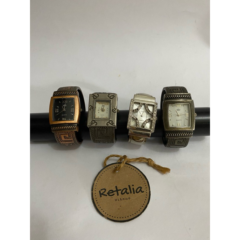 Jam Tangan Etnik Kalimantan / Jam Gelang Etnik