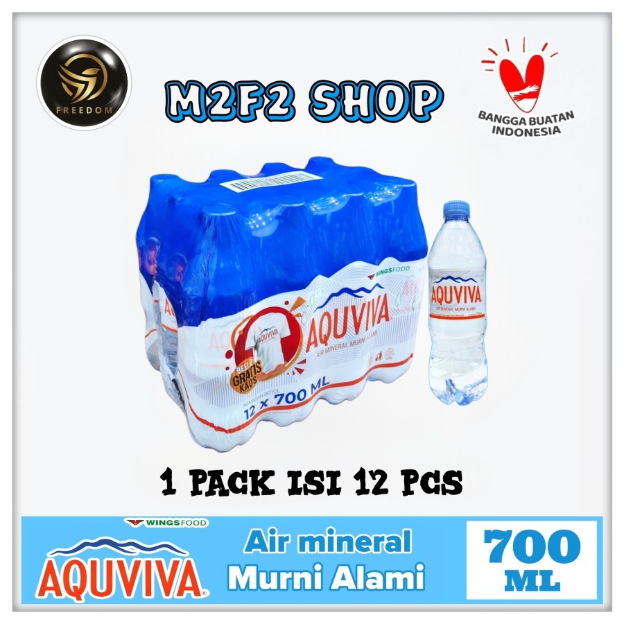 

Air Mineral AQUVIVA Botol Tanggung Plastik Pet - 700 ml (Kemasan 1 Pack)