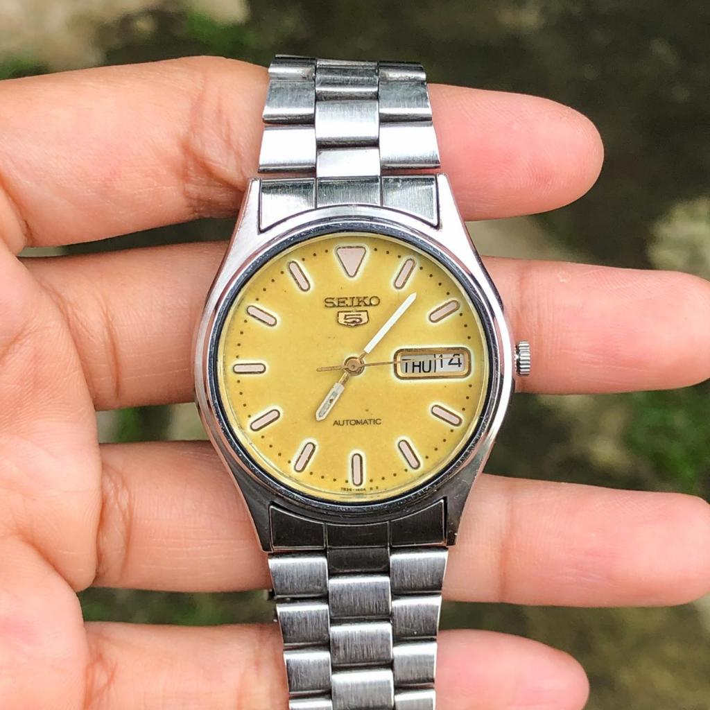 Jam seiko 5 second original lume original