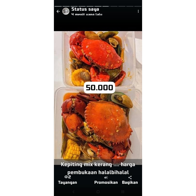 

kerang mix kepiting