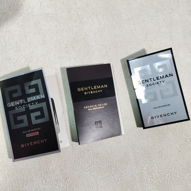 givenchy gentleman society collection vial