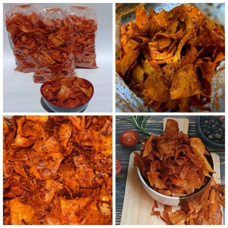 

kripset keripik setan 250gram pedas gurih