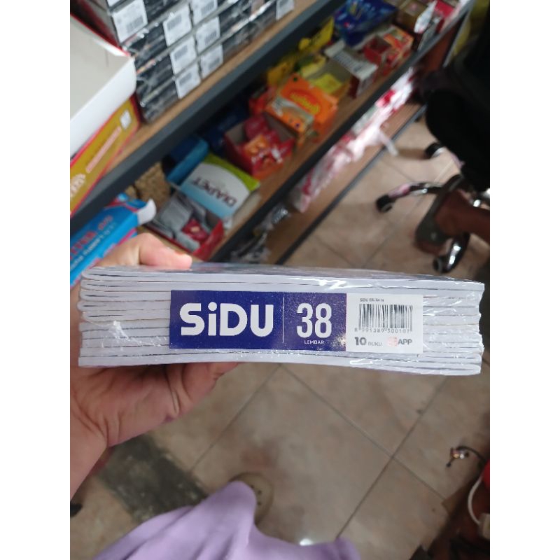

SiDU Buku Tulis 38 Lembar Kertas Tebal dan Putih
