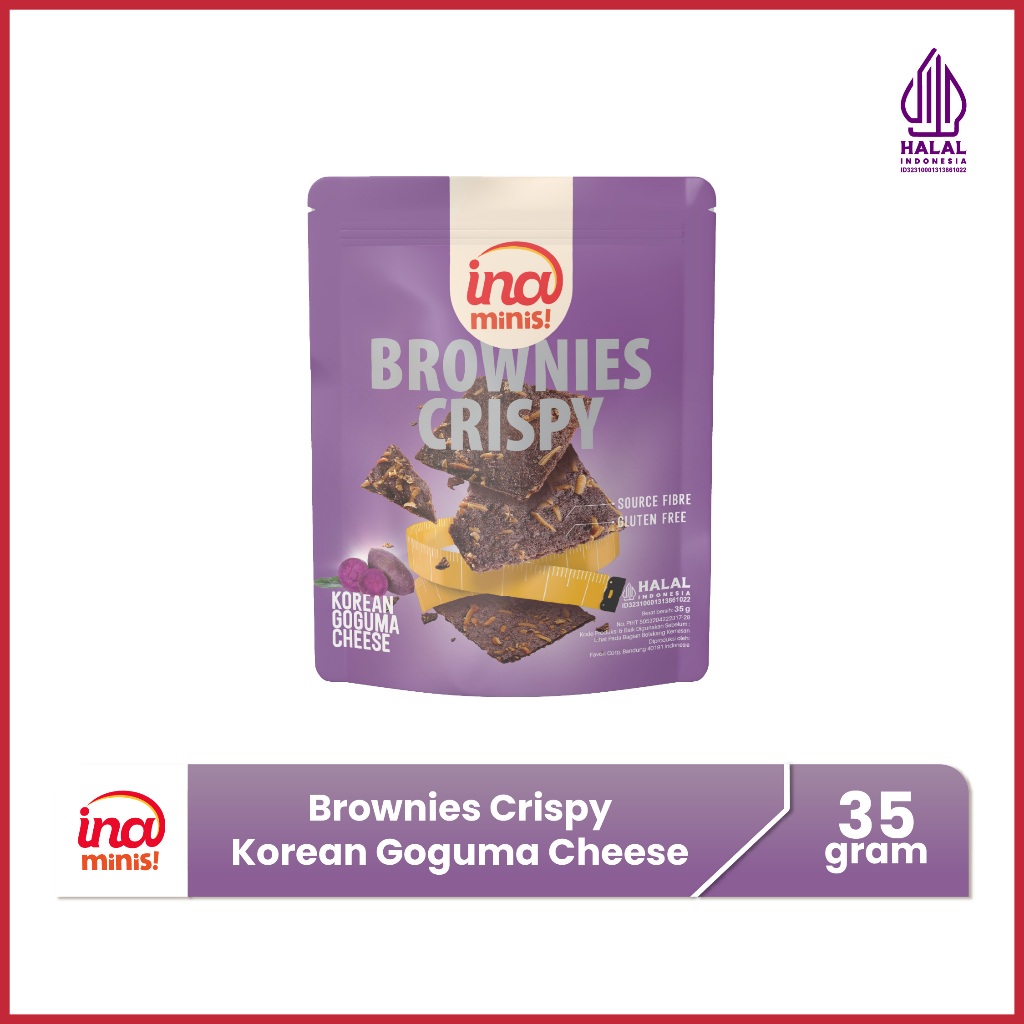 

Ina Minis Brownies Crispy Korean Goguma Cheese by Ina Cookies