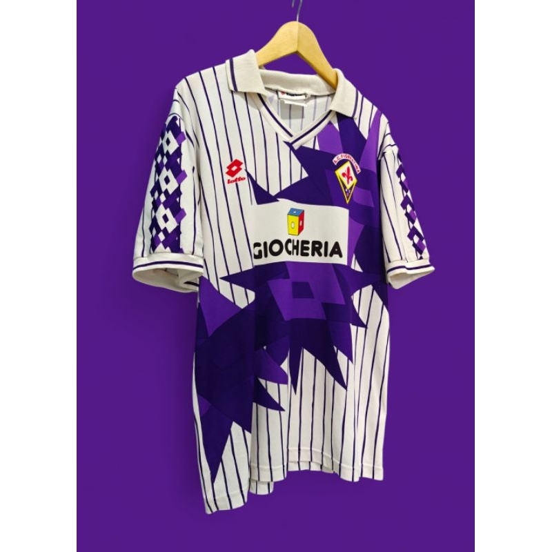 Jersey original fiorentina 1991/92 size L nns batistuta