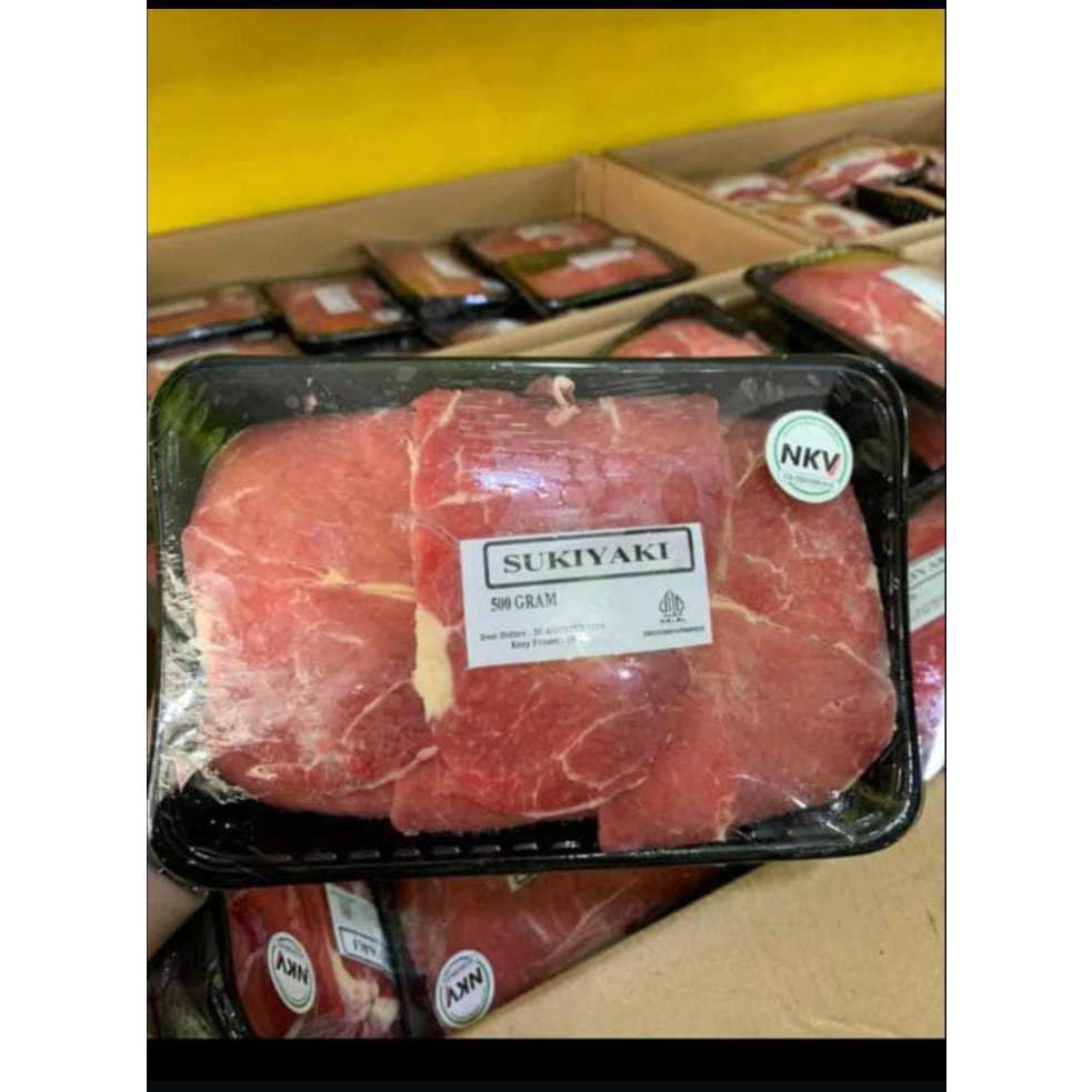 

Beef slice sukiyaki 500 gr