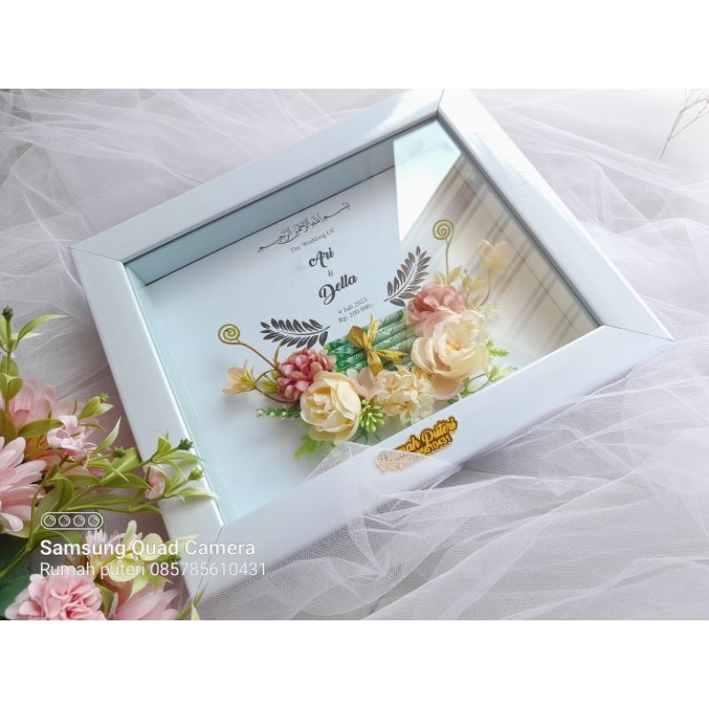 Bingkai mahar Frame mahar nikah Frame mahar murah simple