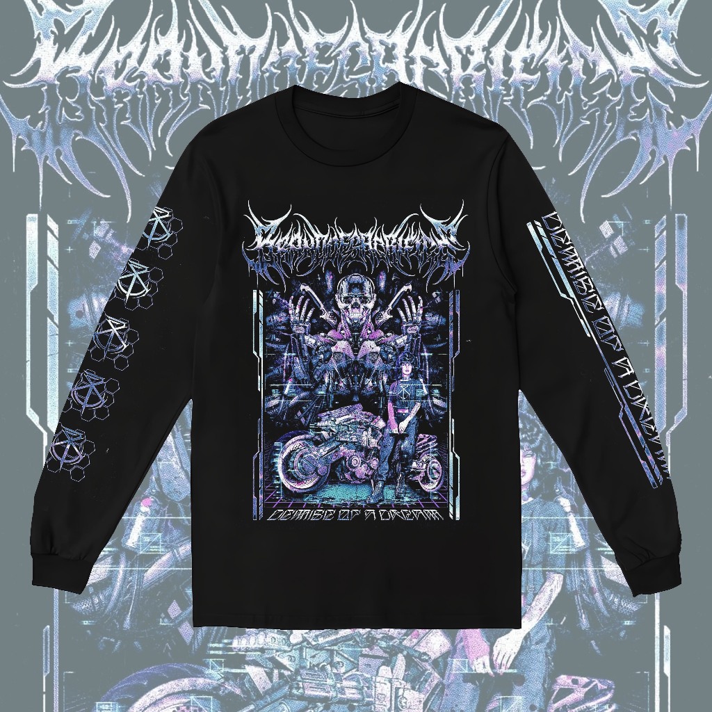 Kaos BOOTLEG Musik Deathmetal BRAND OF SACRIFICE 2 100% Cotton COMBED 30s Tangan Panjang Rib