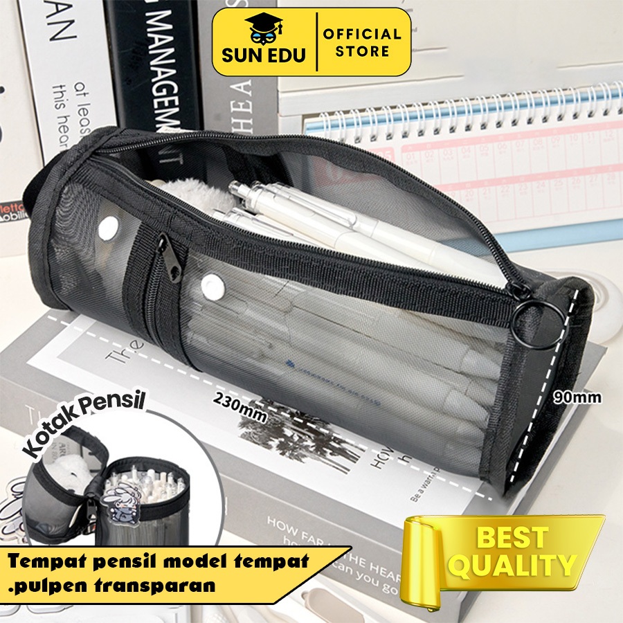 

Jual Produk Kotak Pensil Transparant Portabel Tempat Pensil Jaring Resleting Stationery Model 2