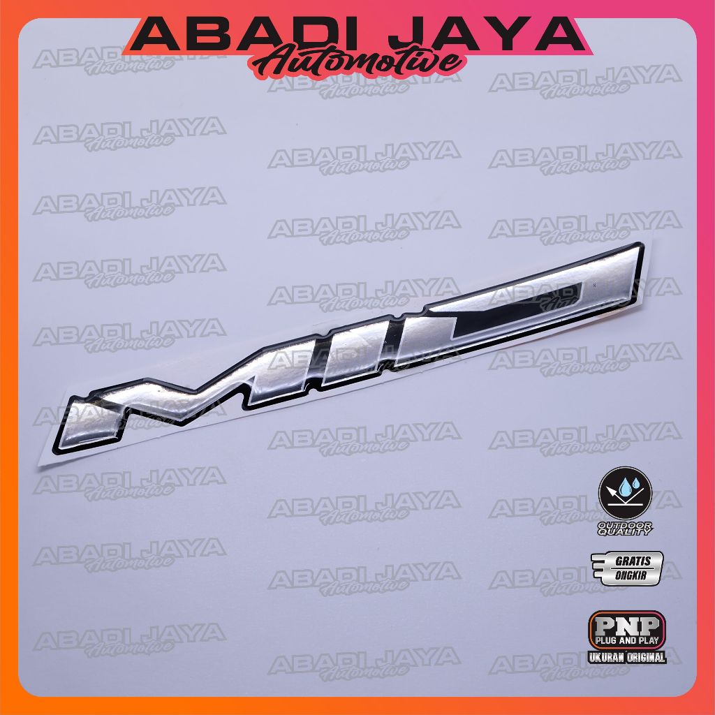 emblem timbul yamaha mio / emblem timbul mio m3 / emblem mio sporty / emblem titanium yamaha mio