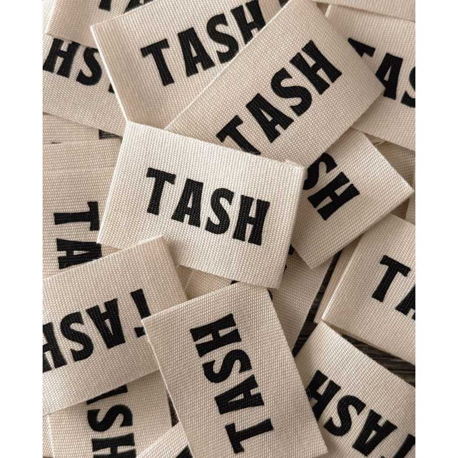 

250pcs label katun lokal label piterban lokal label nama label cream label custom label pakaian lbel