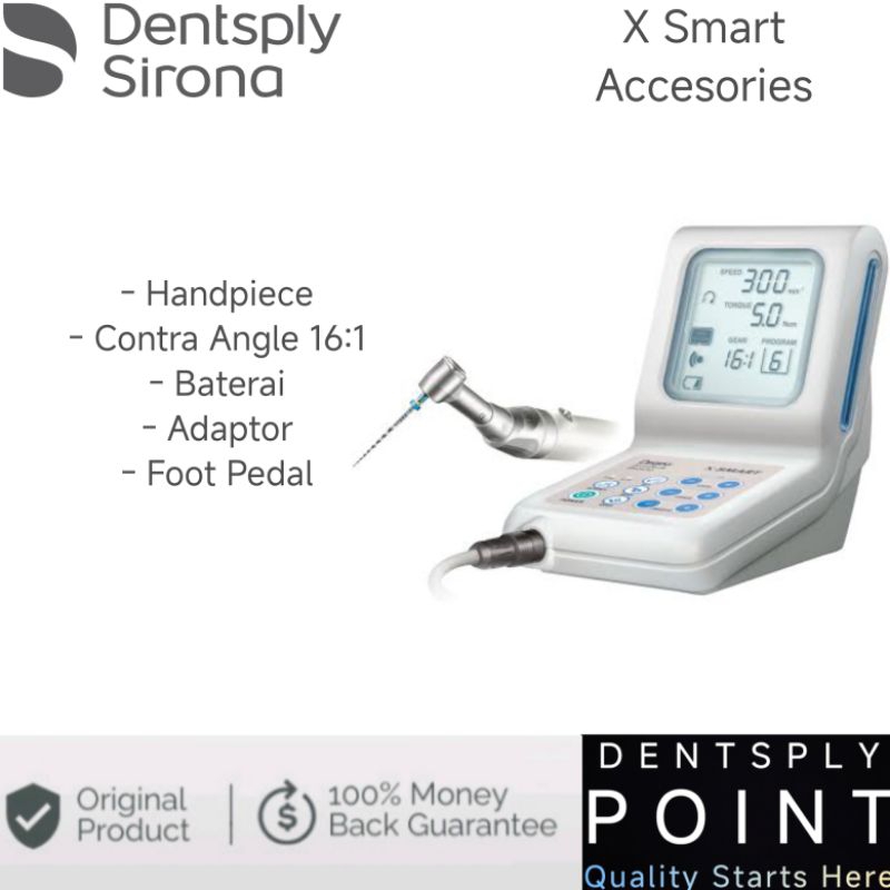 ORIGINAL Dentsply X Smart Endomotor Accesories - Aksesoris Endomotor X Smart Baterai Handpiece