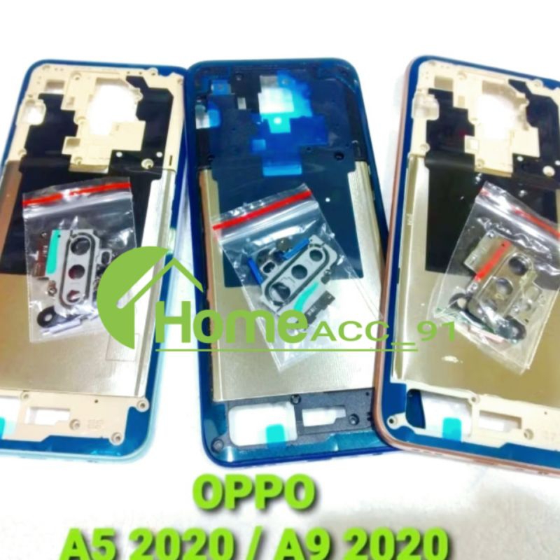 Bezel Tulang Tengah Casing Oppo A5 A9 2020 Bazel Rangka Mesin Hp