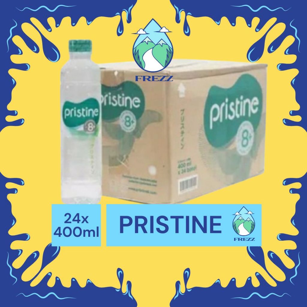 

(KARGO / REGULER) PRISTINE 400ml DUS Isi 24 BOTOL Per Karton - READY AQUA, LEMINERALE, CLEO, SANQUA, VIT Air Minum Kemasan Botol Kardus