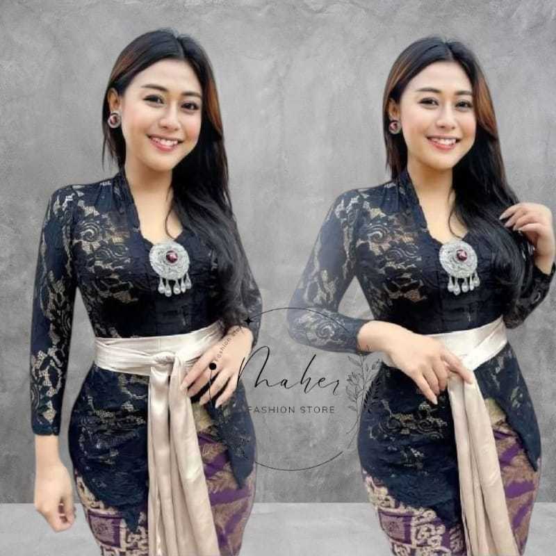 NEW DEALS Baju Kebaya Kutu Baru Modern Lengan Panjang// Kebaya Wisuda// Kebaya Seragaman//