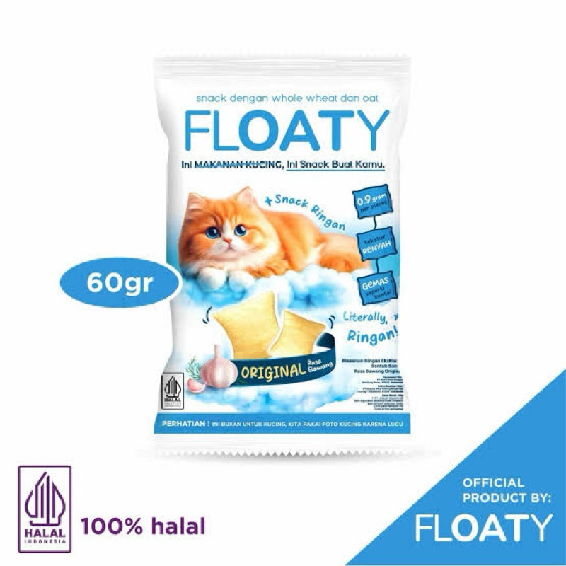 

FLOATY Snack Original Rasa Bawang 60 Gram