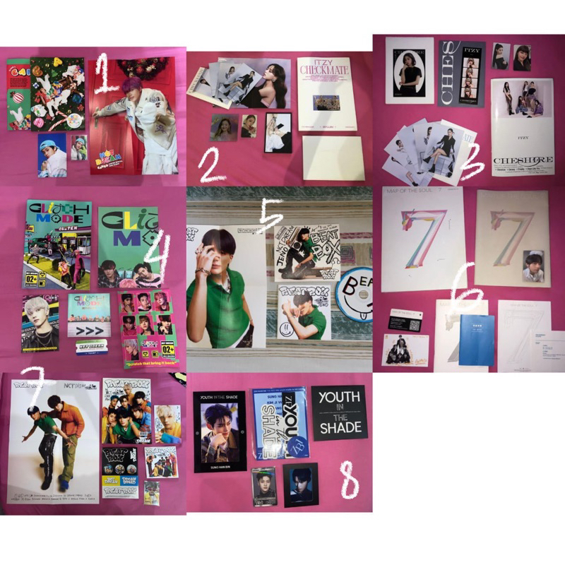 [BACA DESK] READY STOCK album full unsealed/album only/perintilan only nct dream nct 127 bts itzy zb