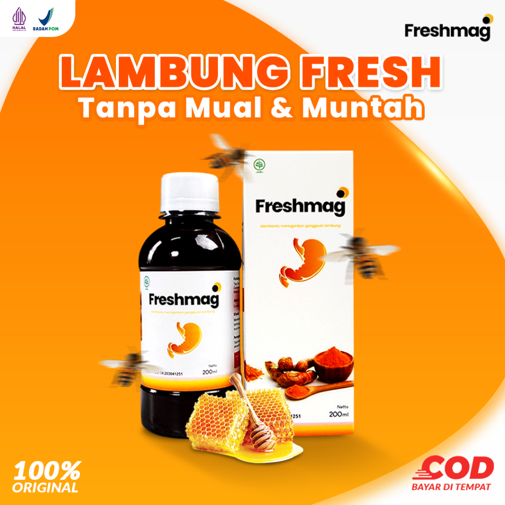 

FRESHMAG- Madu Hutan No.1 Mengatasi Nyeri Lambung Gerd Maag dan Kembung