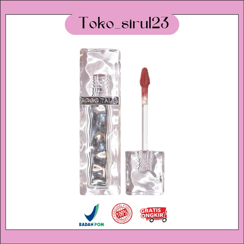 [BPOM]GOGO TALES Ice Lipmud Lip Matte Velvet Lipstick Tahan Lama