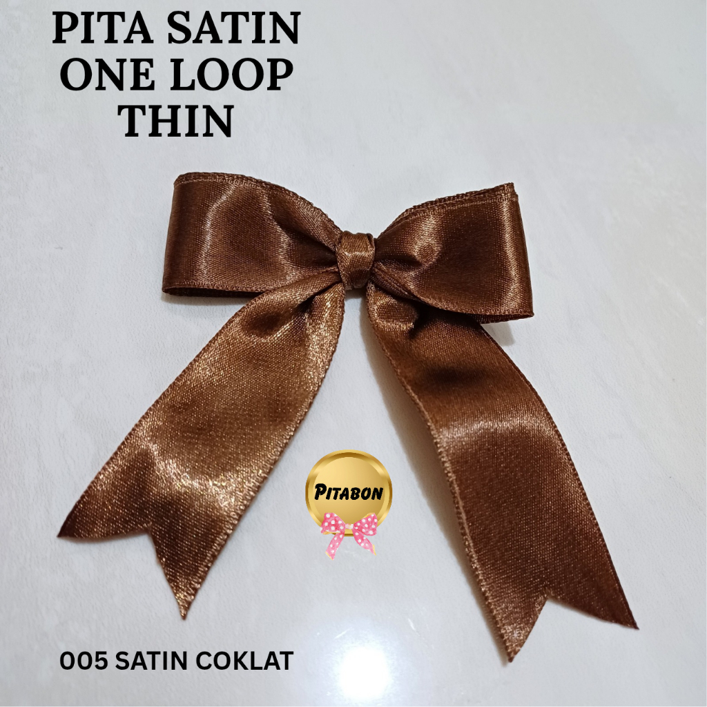 

[PITABON] PITA SATIN Pita Kado / Pita Souvenir / Pita Jadian / Pita Hamper / Pita Sovenir Polos Coklat / Navy Handmade One 1 pc