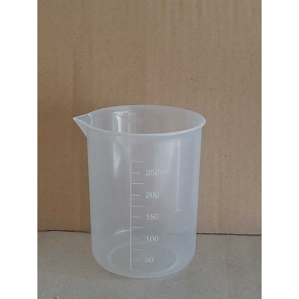 beaker glass plastik 250ml