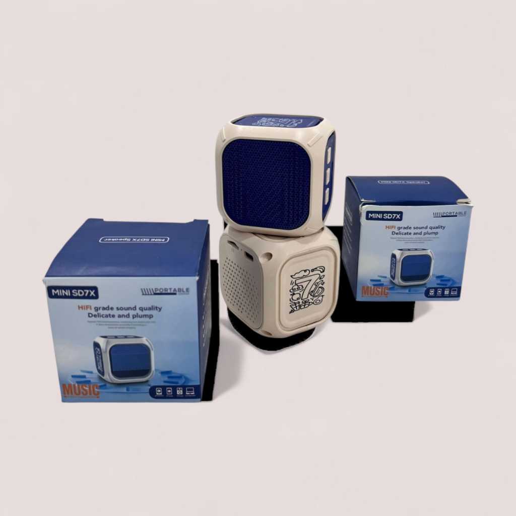 SPEAKER MINI SD 7X/ SD7X/ SPEAKER BLUETOOTH MINI PORTABLE HIFI SOUND MUSIC SPEAKER WIRELESS MINI SD7
