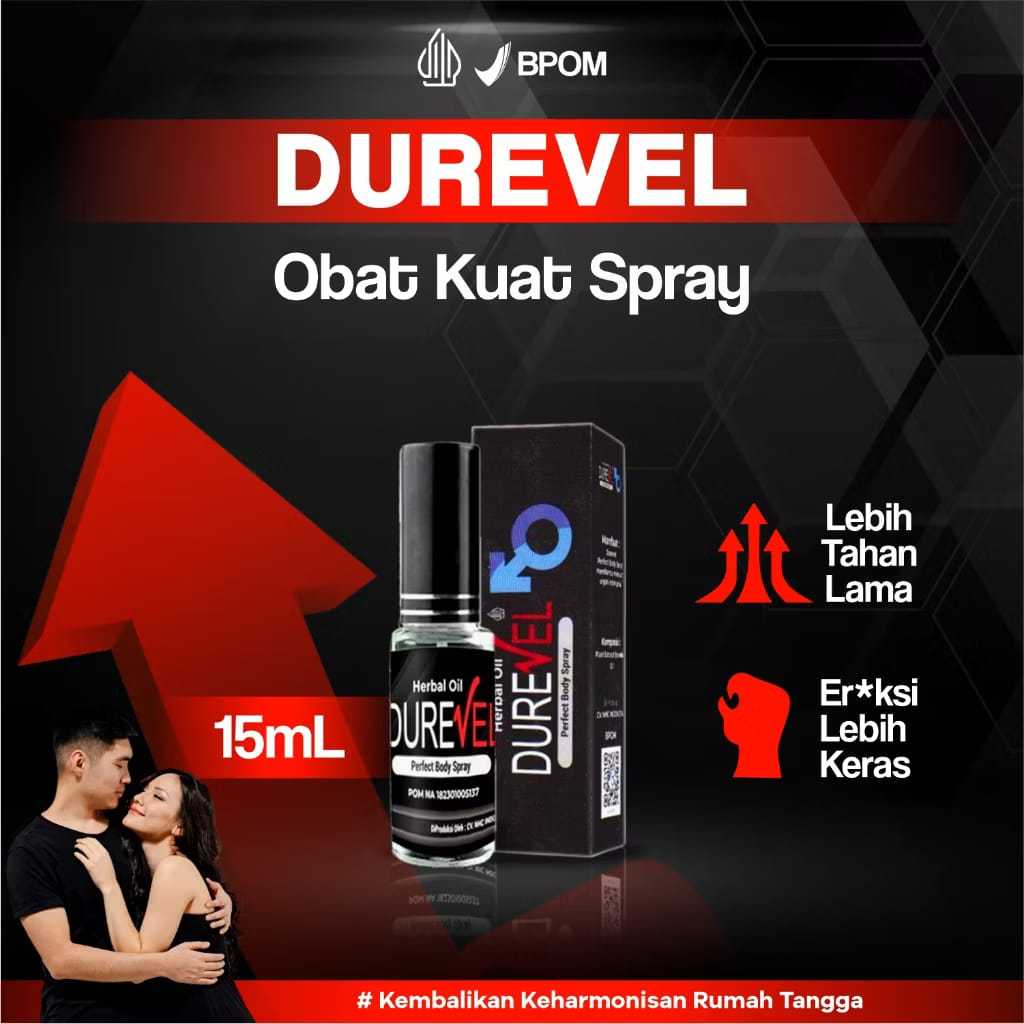 DUREVEL SPRAY OBAT KUAT PRIA TAHAN LAMA | OBAT KUAT SPRAY OBAT KUAT SEMPROTOBAT KUAT ORIGINAL BPOM