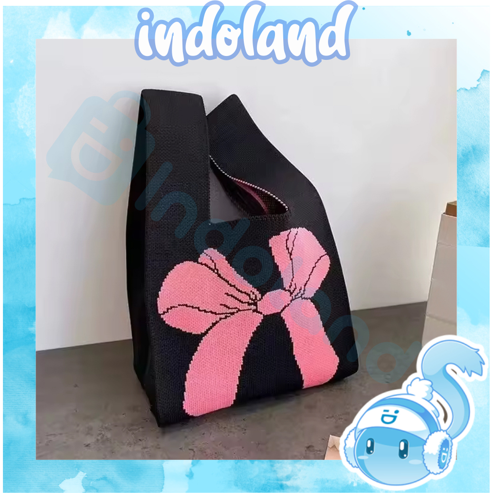 INDOLAND Tote Bag Wanita Unik tote bag kecil / Tote Bag Wanita Karakter / Tas Wanita Tote Bag Kanvas