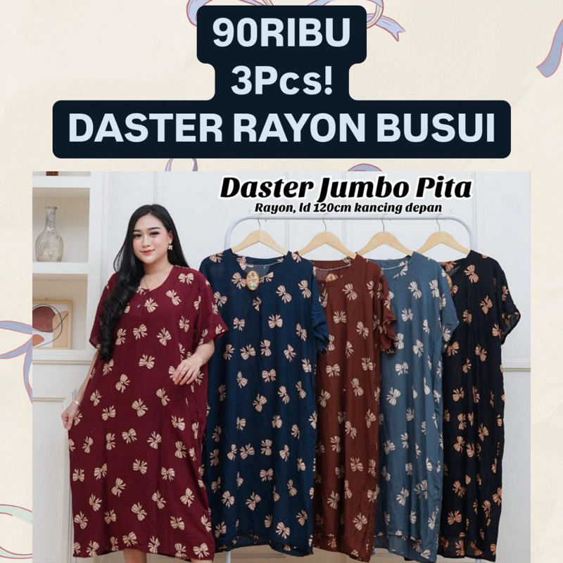 PAKET DASTER JUMBO || DASTER BUSUI || DASTER RAYON ADEM