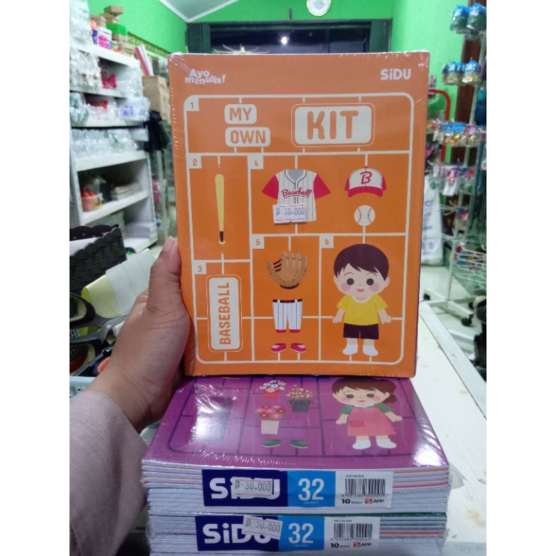

BUKU TULIS SIDU 32 LEMBAR 1 PACK ISI 10 PCS