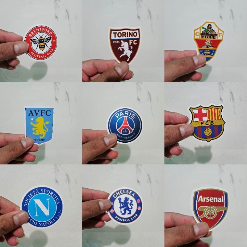 

Sepak bola logo Stiker Aesthetic Stiker Anti Air Stikers Berperekat Waterproof