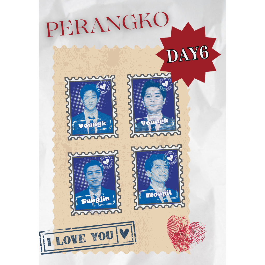 

PERANGKO DAY6 | MERCHANDISE DAY6 FANKIT GIFT